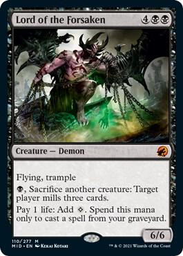 Lord of the Forsaken 110/277 (Innistrad: Midnight Hunt)  - Foil | Good Games Modbury