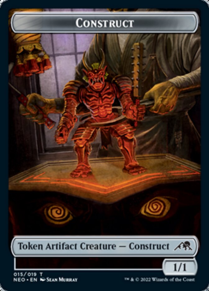 Construct (015) // Blood (017) Double-Sided Token [Challenger Decks 2022 Tokens] | Good Games Modbury