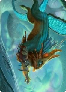 Toski Bearer of Secrets Art Card 52 (Art Series: Kaldheim)  | Good Games Modbury