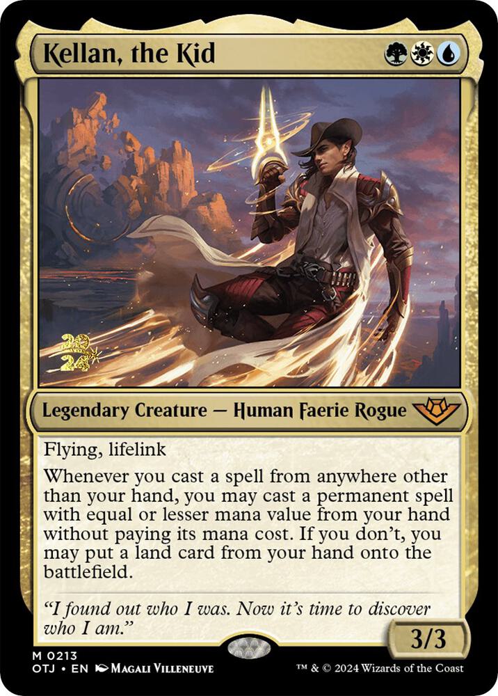 Kellan the Kid 213s/160 (Prerelease Cards)  - Foil | Good Games Modbury