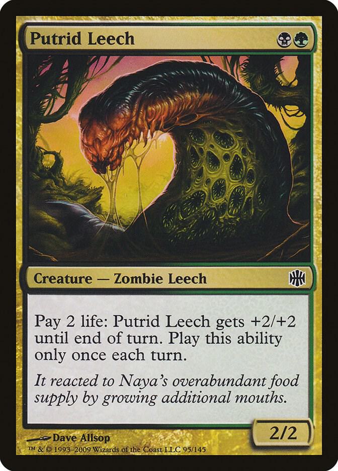 Putrid Leech 95/145 (Alara Reborn)  - Foil | Good Games Modbury