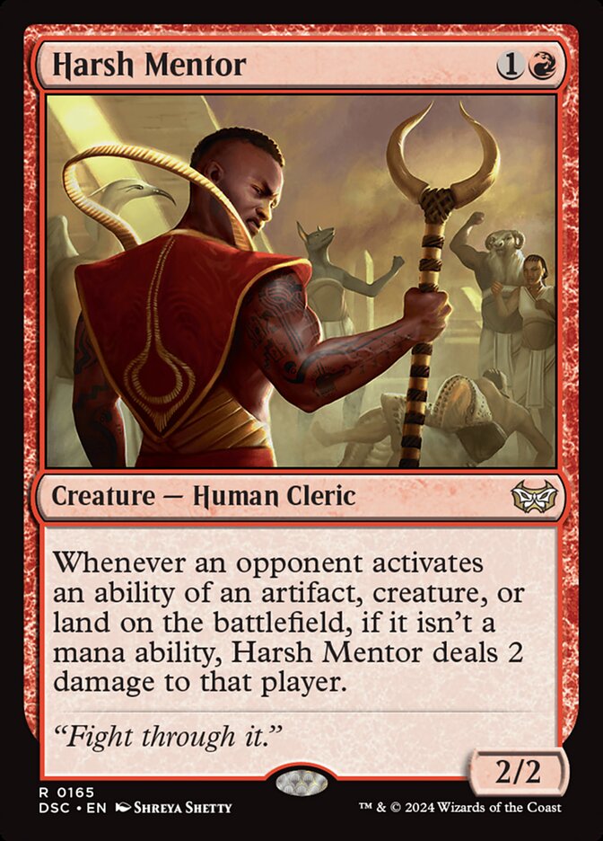 Harsh Mentor 165/40 (Commander: Duskmourn: House of Horror)  | Good Games Modbury