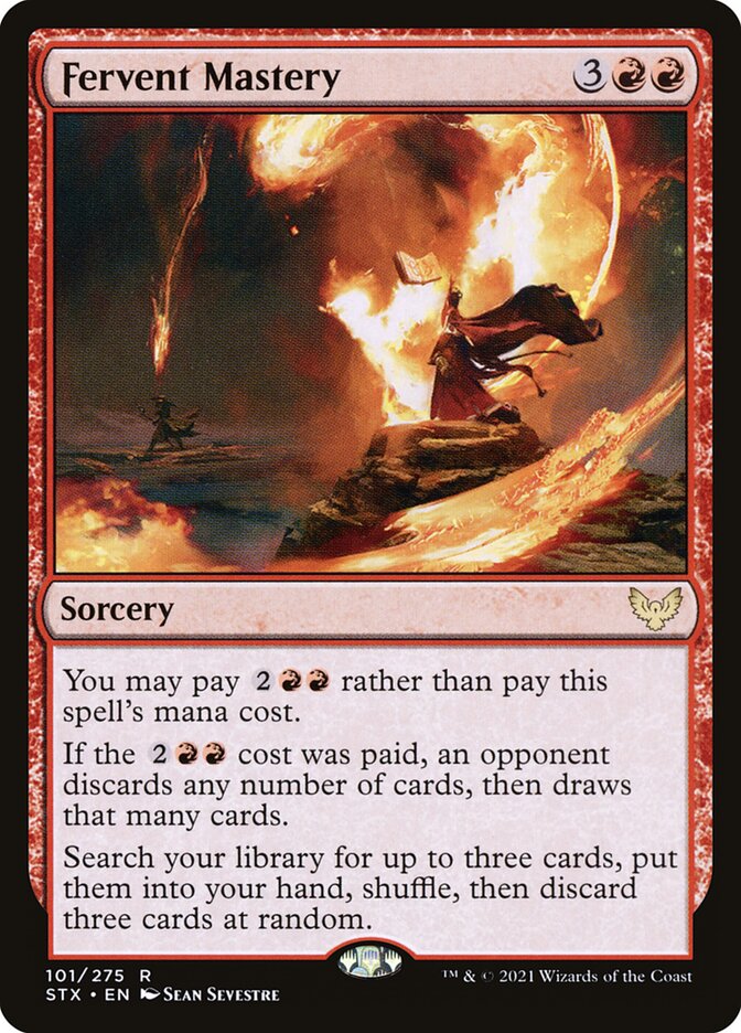 Fervent Mastery 101 (Strixhaven: School of Mages)  - Foil | Good Games Modbury