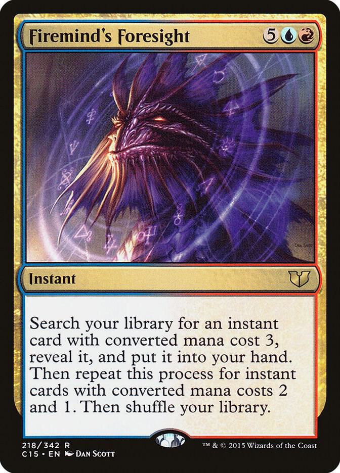 Firemind's Foresight 218/342 (Commander 2015)  | Good Games Modbury