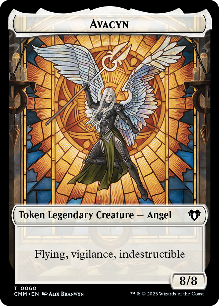 Copy (54) // Avacyn Double-Sided Token [Commander Masters Tokens] | Good Games Modbury