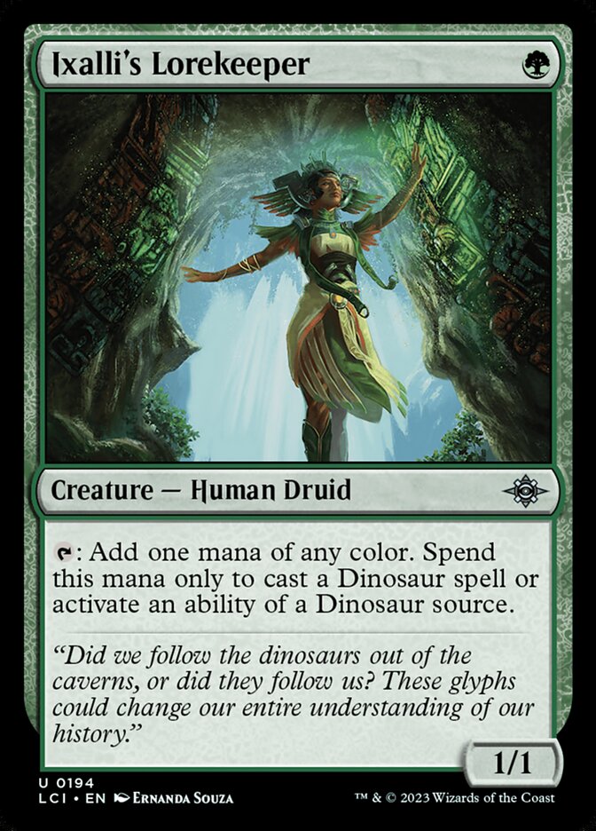 Ixalli's Lorekeeper 194/291 (The Lost Caverns of Ixalan)  - Foil | Good Games Modbury