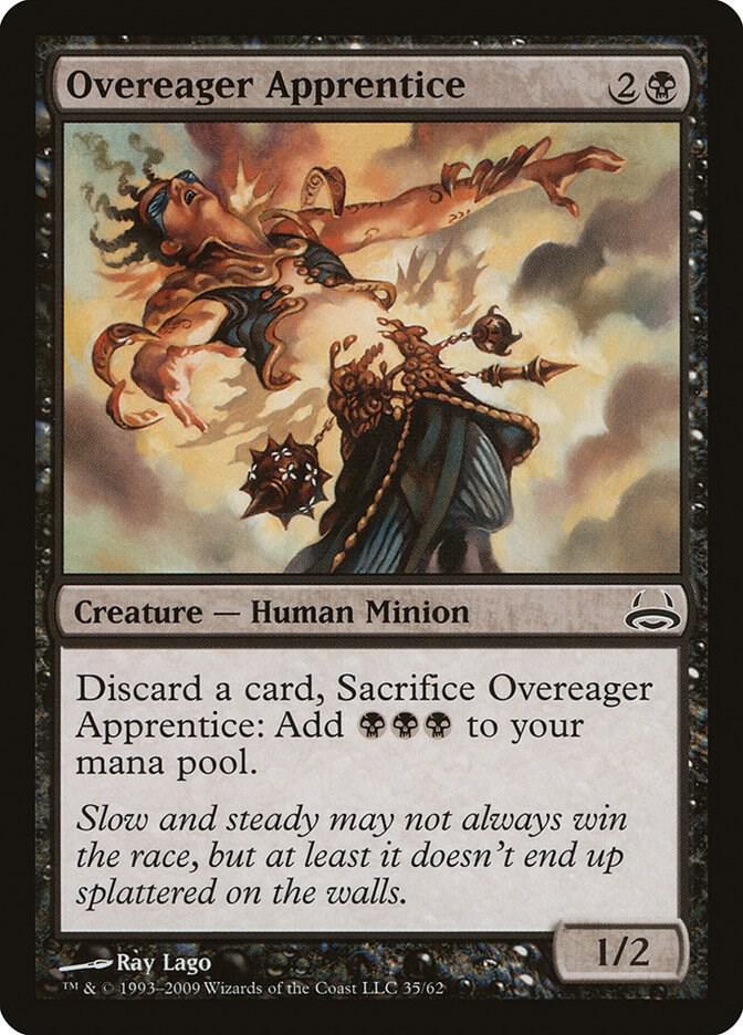 Overeager Apprentice 35/62 (Duel Decks: Divine vs. Demonic)  | Good Games Modbury