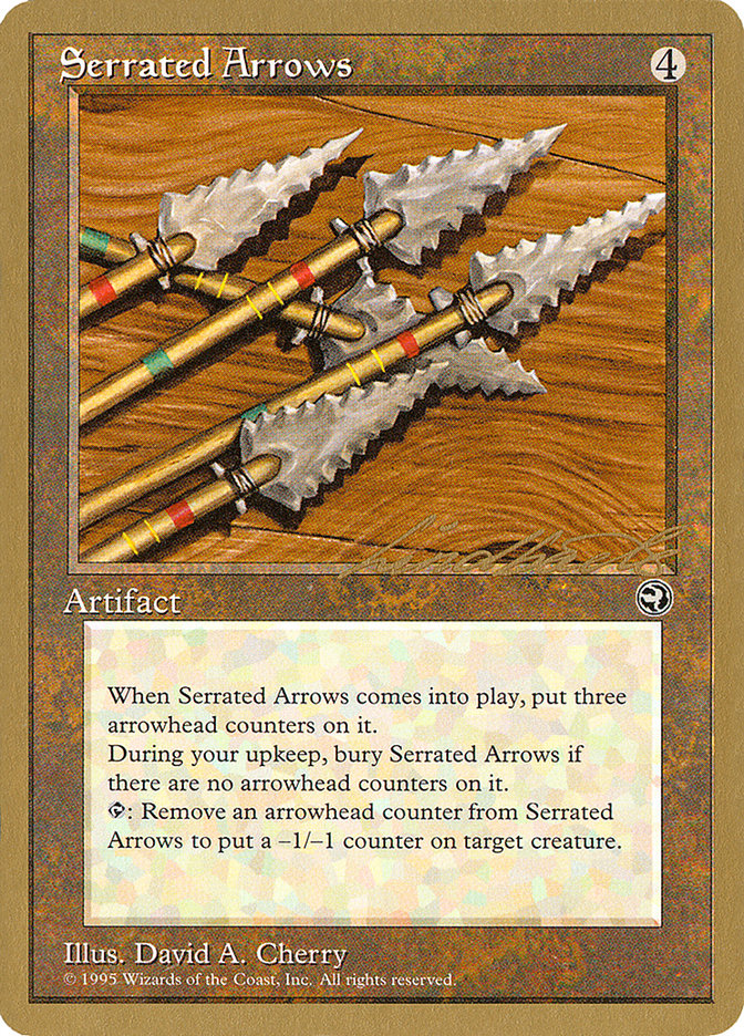 Serrated Arrows (Leon Lindback) [Pro Tour Collector Set] | Good Games Modbury