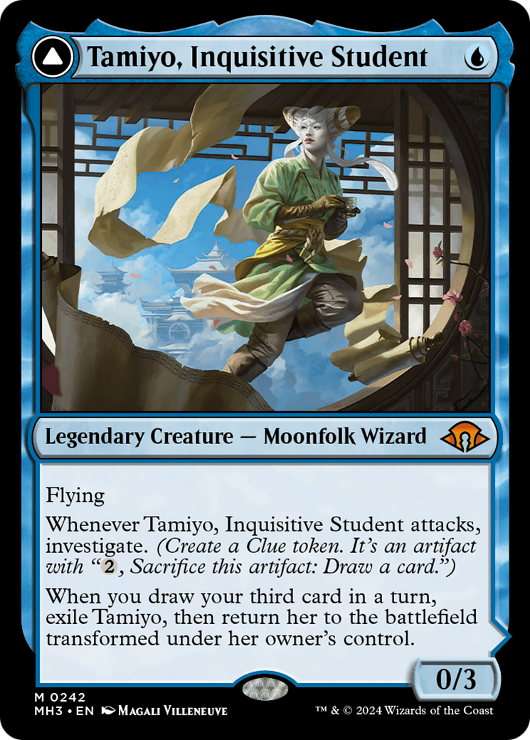 Tamiyo, Inquisitive Student // Tamiyo, Seasoned Scholar [Modern Horizons 3] | Good Games Modbury