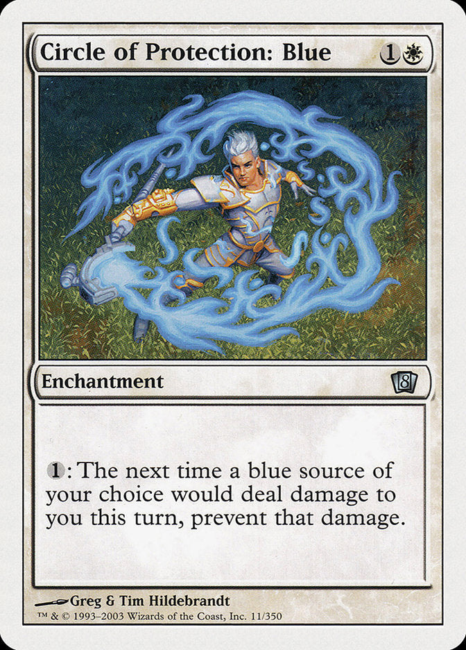 Circle of Protection: Blue 11/350 (8th Edition)  | Good Games Modbury
