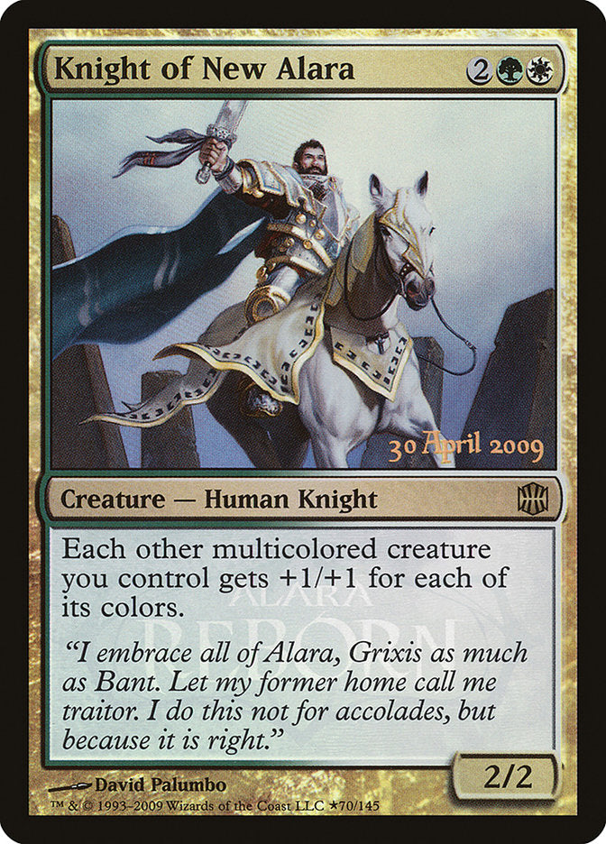 Knight of New Alara (Launch) [Alara Reborn Promos] | Good Games Modbury