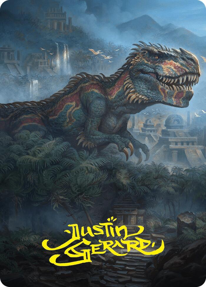 Ghalta Primal Hunger Art Card 41 54 Gold Stamped Signature 41 (Art Series: Foundations)  | Good Games Modbury