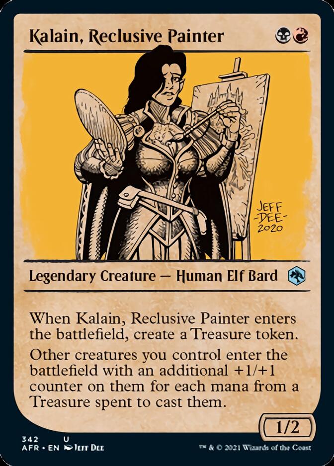 Kalain, Reclusive Painter (Showcase) [Dungeons & Dragons: Adventures in the Forgotten Realms] | Good Games Modbury