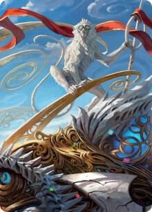 Ragavan Nimble Pilferer Art Card 74 (Art Series: March of the Machine)  | Good Games Modbury