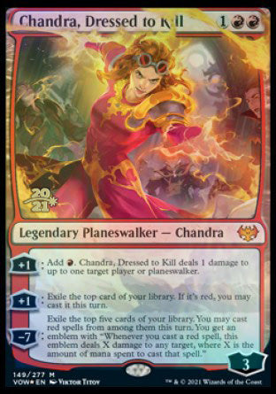 Chandra, Dressed to Kill [Innistrad: Crimson Vow Prerelease Promos] | Good Games Modbury