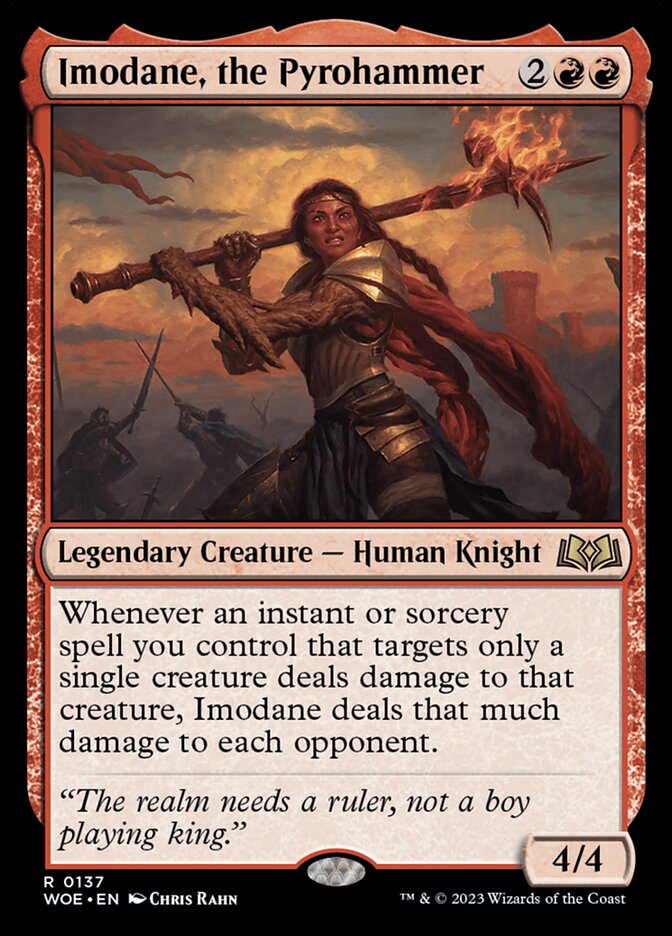 Imodane, the Pyrohammer 137 (Wilds of Eldraine)  | Good Games Modbury