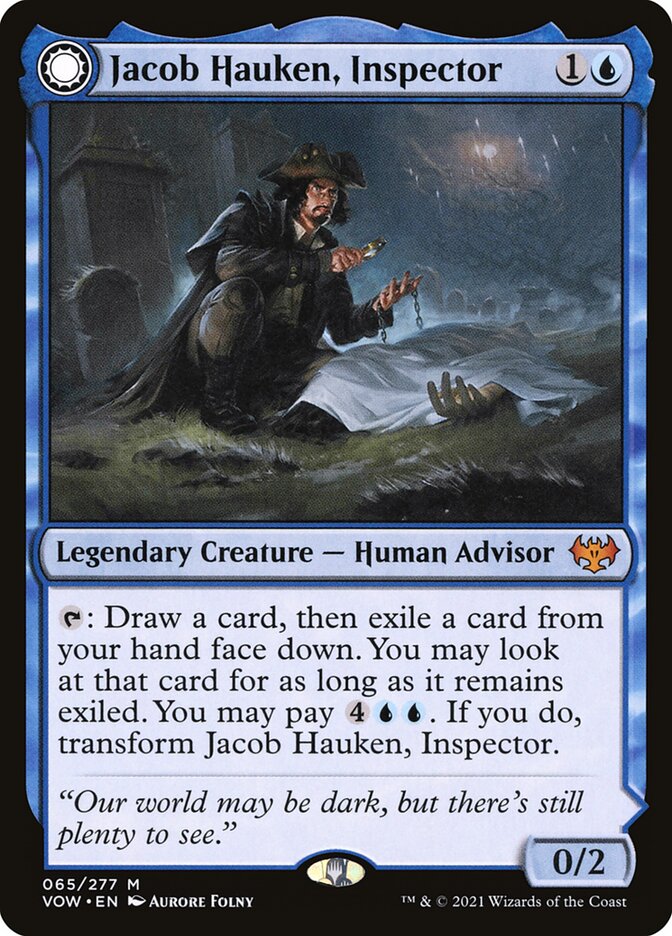 Jacob Hauken, Inspector // Hauken's Insight 65/277 (Innistrad: Crimson Vow)  | Good Games Modbury