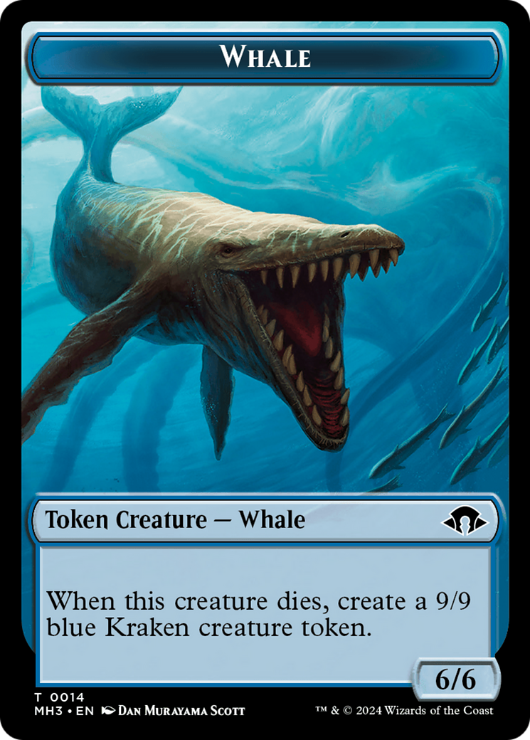 Whale // Energy Reserve Double-Sided Token [Modern Horizons 3 Tokens] | Good Games Modbury