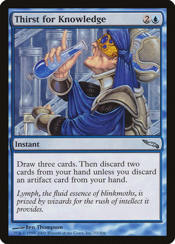 Thirst for Knowledge 53/306 (Mirrodin)  - Foil | Good Games Modbury
