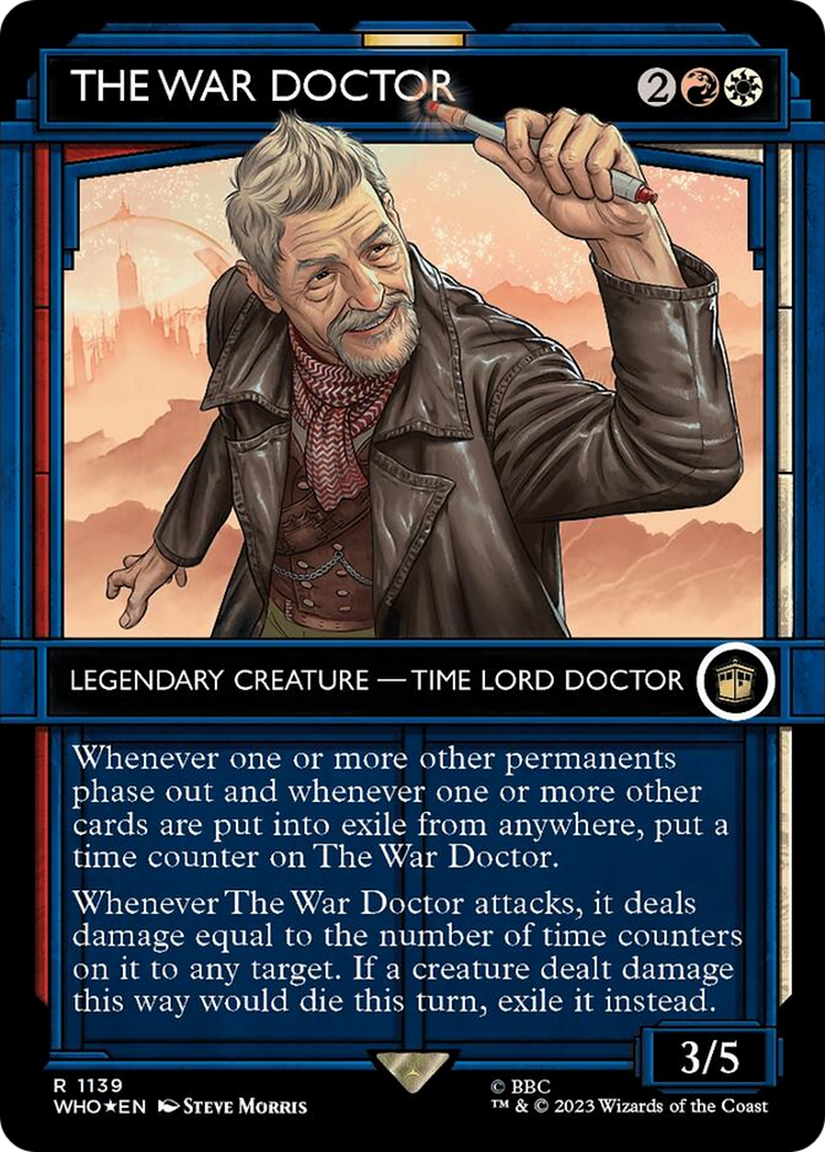The War Doctor (Showcase) (Surge Foil) [Doctor Who] | Good Games Modbury