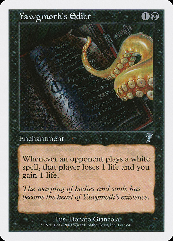 Yawgmoth's Edict 171/350 (7th Edition)  | Good Games Modbury