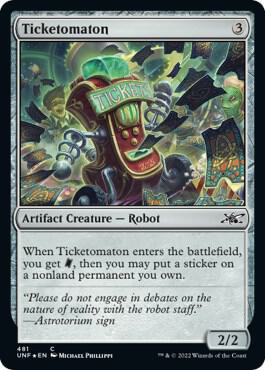 Ticketomaton Galaxy Foil 481/244 (Unfinity)  - Foil | Good Games Modbury