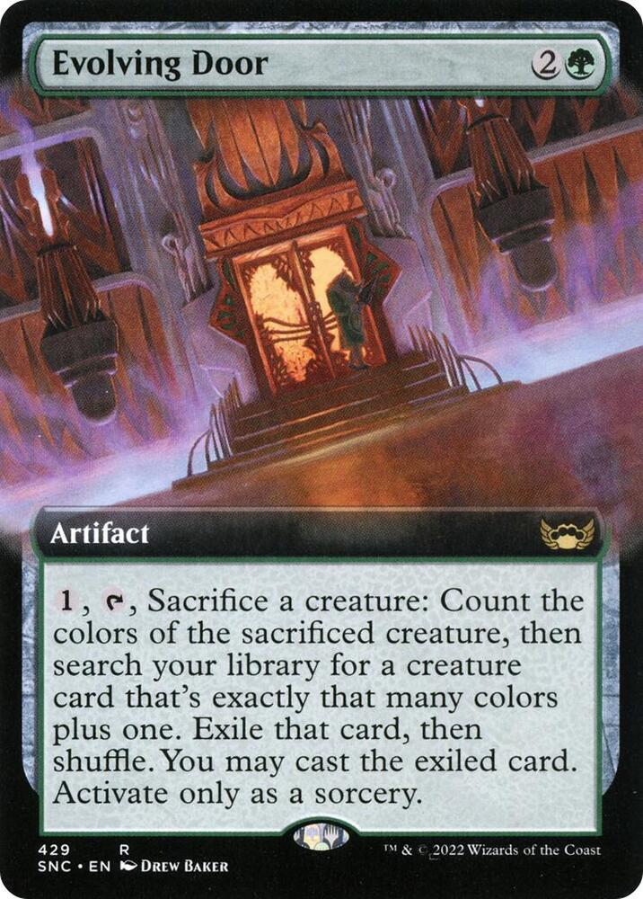 Evolving Door Extended Art 429/281 (Streets of New Capenna)  - Foil | Good Games Modbury