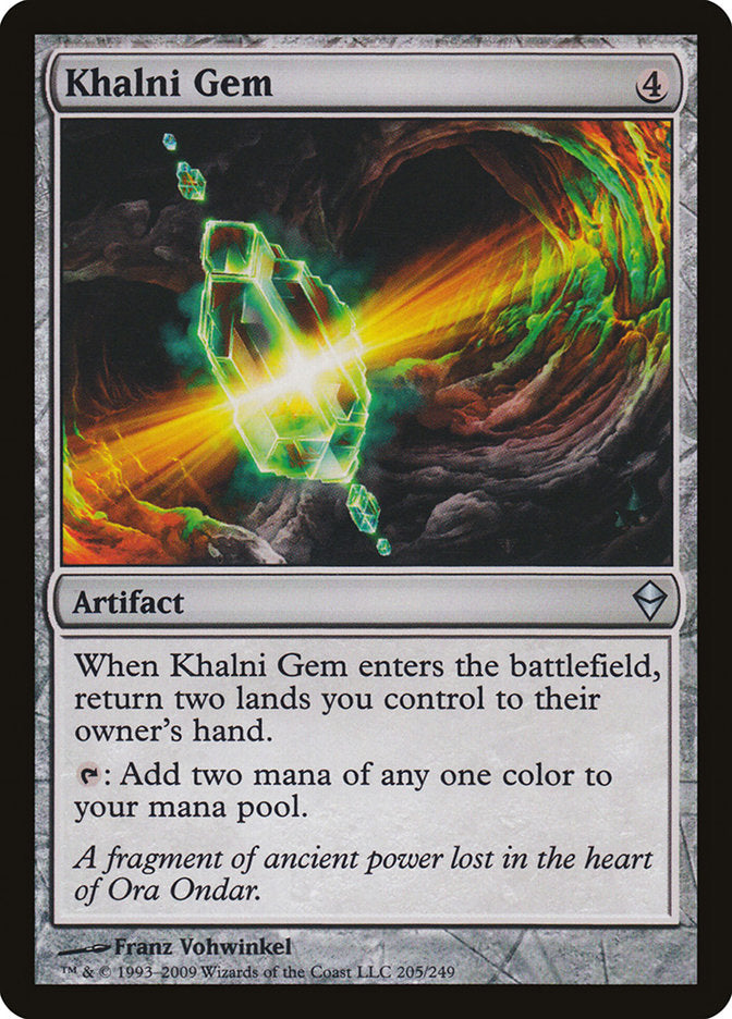 Khalni Gem 205/249 (Zendikar)  - Foil | Good Games Modbury