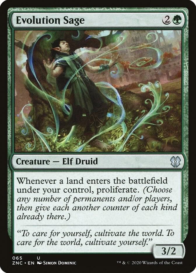 Evolution Sage 65/142 (Commander: Zendikar Rising)  | Good Games Modbury