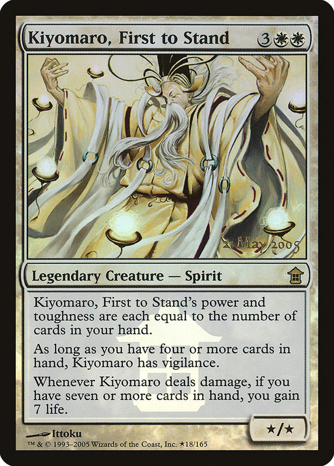 Kiyomaro, First to Stand [Saviors of Kamigawa Promos] | Good Games Modbury