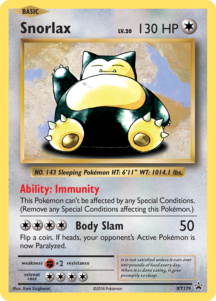 Snorlax (XY179) [XY: Black Star Promos] | Good Games Modbury
