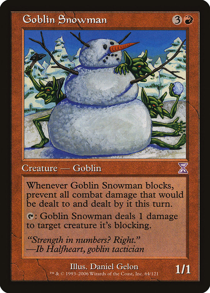 Goblin Snowman [Time Spiral Timeshifted] | Good Games Modbury