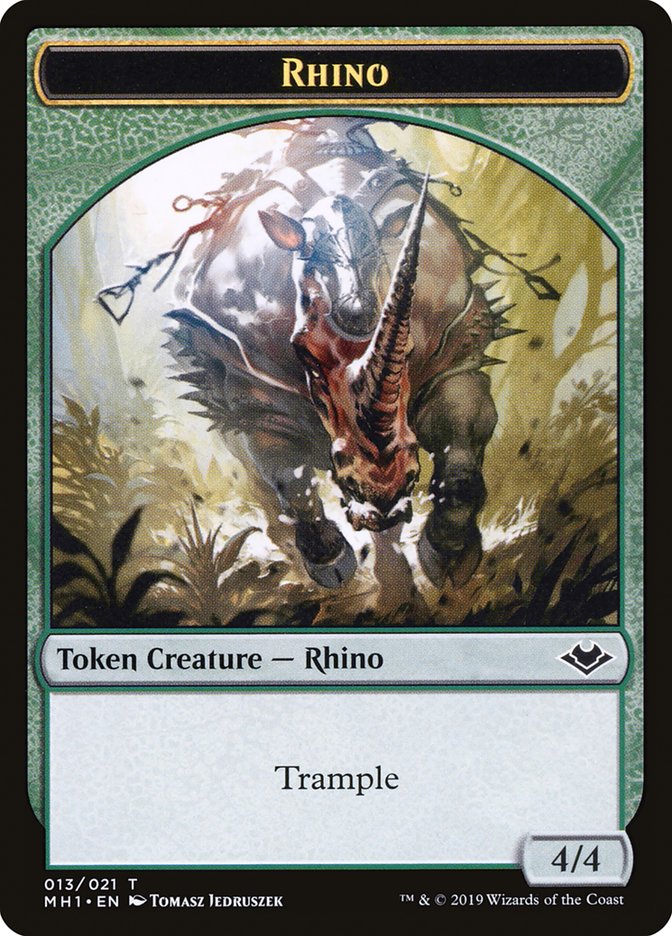 Rhino Token [Modern Horizons Tokens] | Good Games Modbury