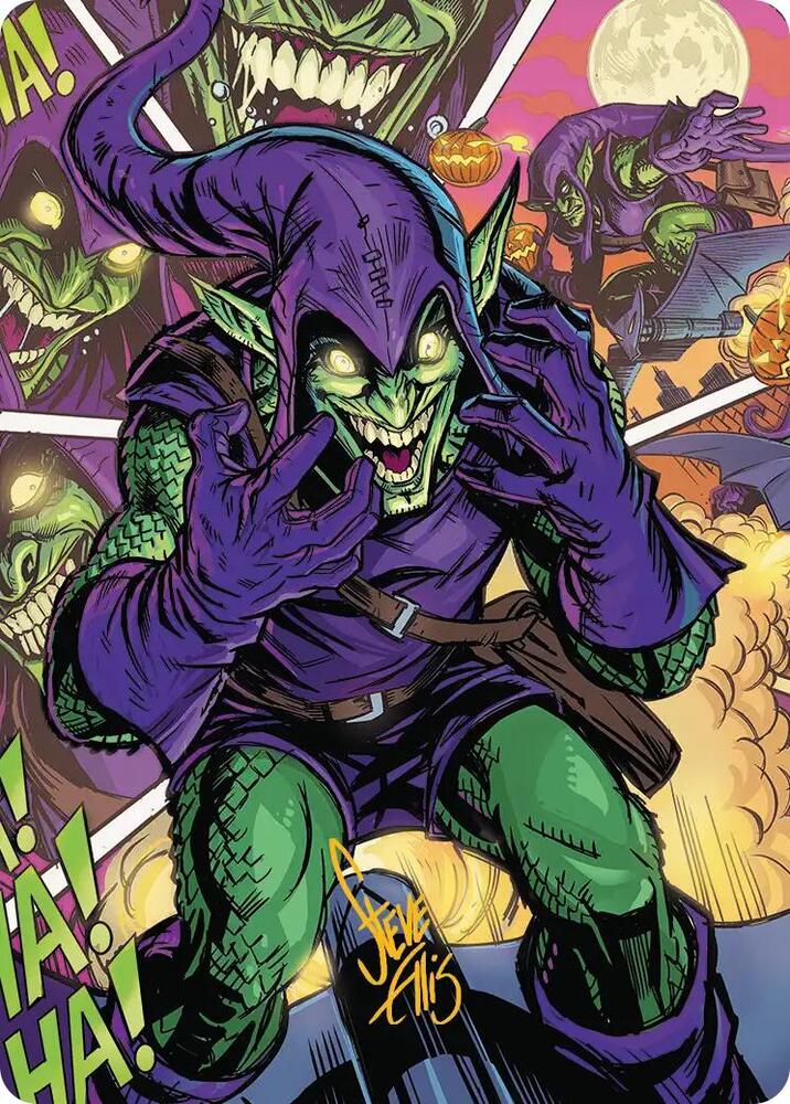 Green Goblin Art Card 49 54 Gold Stamped Signature 49 (Art Series: Marvel's Spider-Man)  | Good Games Modbury