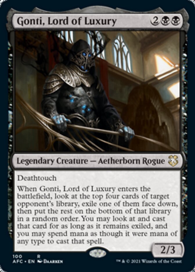 Gonti, Lord of Luxury [Dungeons & Dragons: Adventures in the Forgotten Realms Commander] | Good Games Modbury