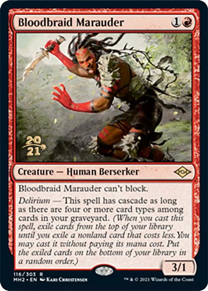 Bloodbraid Marauder [Modern Horizons 2 Prerelease Promos] | Good Games Modbury