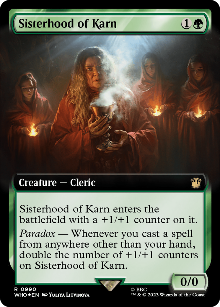 Sisterhood of Karn (Extended Art) (Surge Foil) [Doctor Who] | Good Games Modbury
