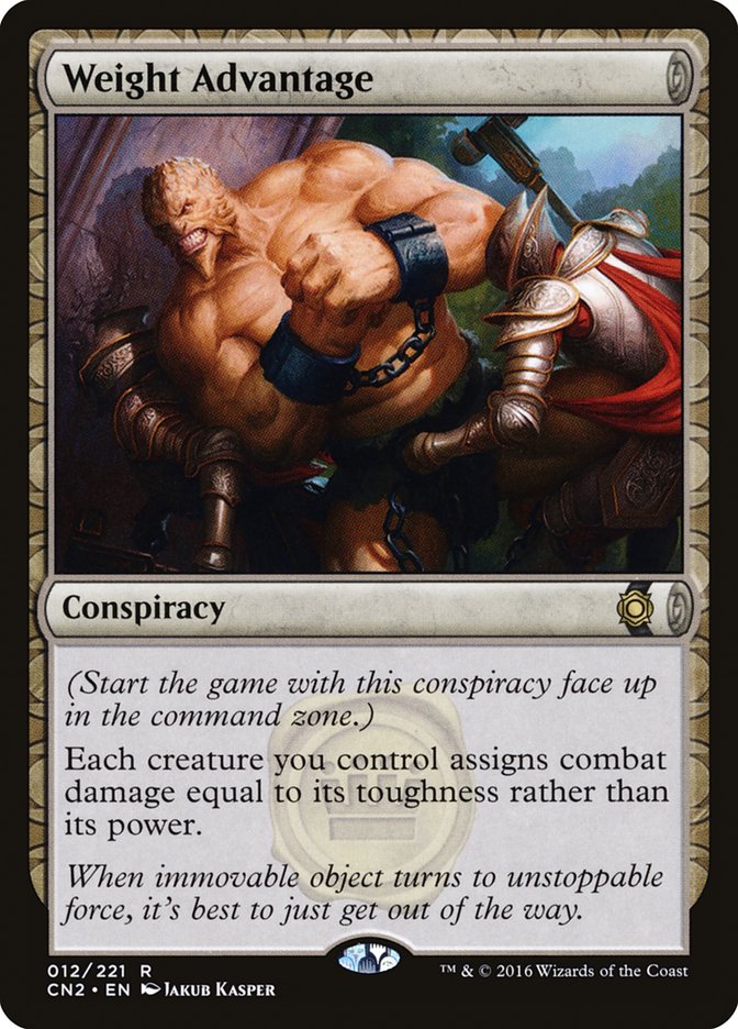 Weight Advantage 12/221 (Conspiracy: Take the Crown)  | Good Games Modbury
