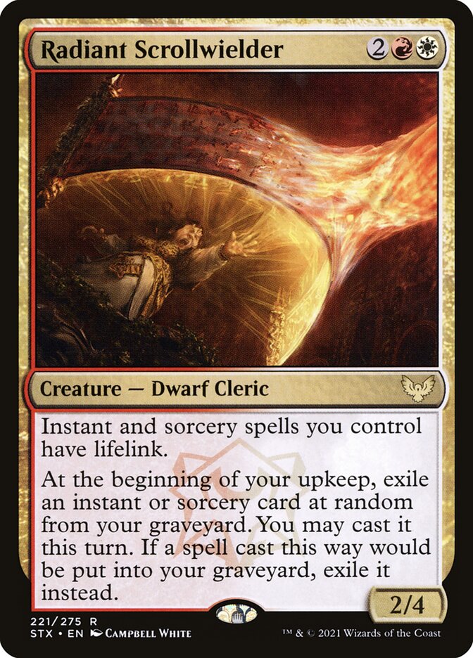 Radiant Scrollwielder 221/275 (Strixhaven: School of Mages)  - Foil | Good Games Modbury