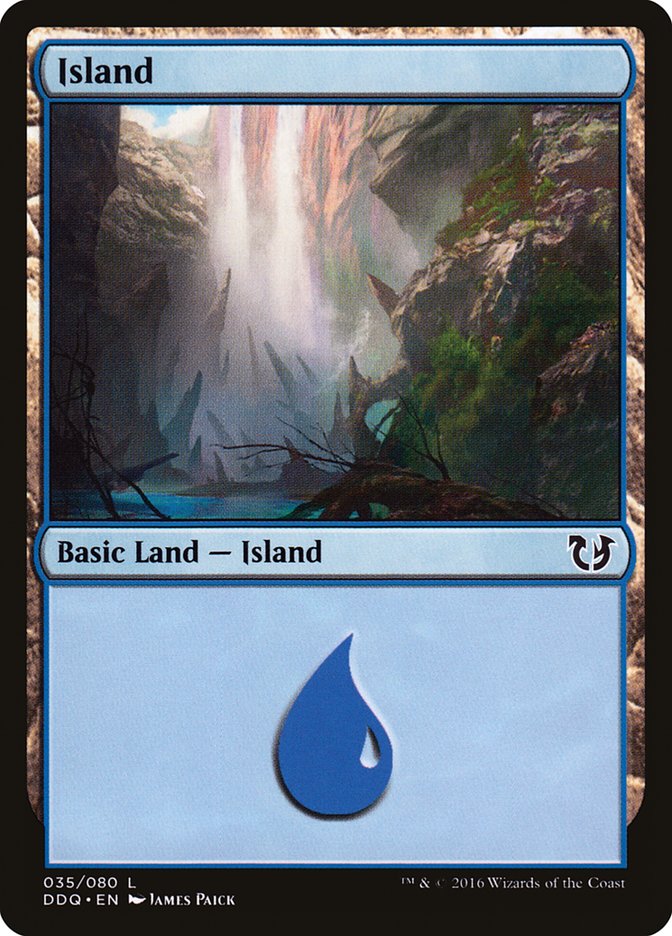 Island (35) [Duel Decks: Blessed vs. Cursed] | Good Games Modbury
