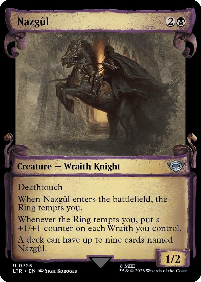Nazgûl 726 (Universes Beyond: The Lord of the Rings: Tales of Middle-earth)  - Showcase Scroll | Good Games Modbury