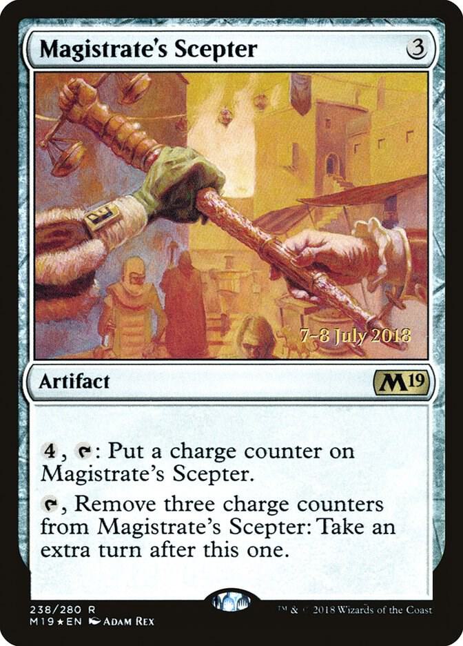 Magistrates Scepter 238s/95 (Prerelease Cards)  - Foil | Good Games Modbury