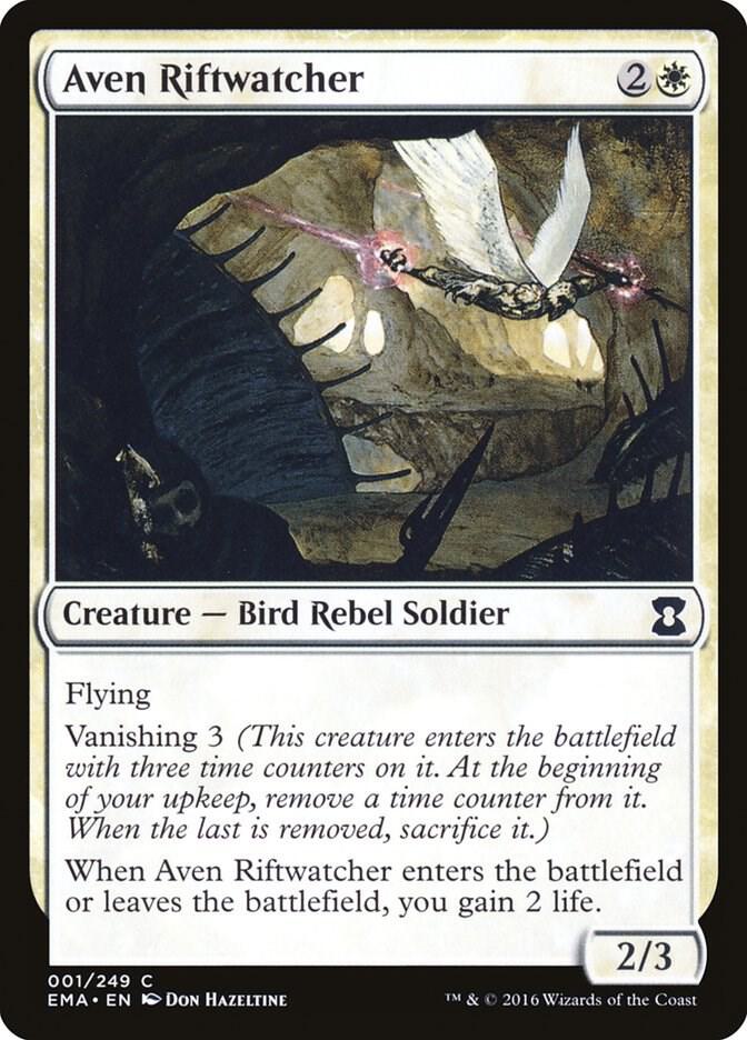 Aven Riftwatcher 1/249 (Eternal Masters)  | Good Games Modbury