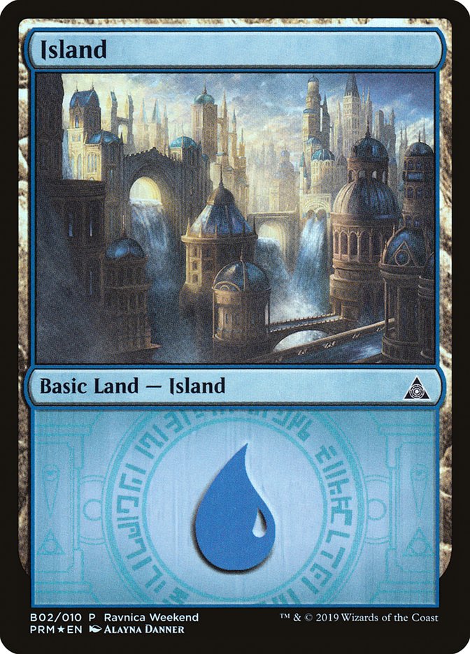 Island (B02) [Ravnica Allegiance Guild Kit] | Good Games Modbury