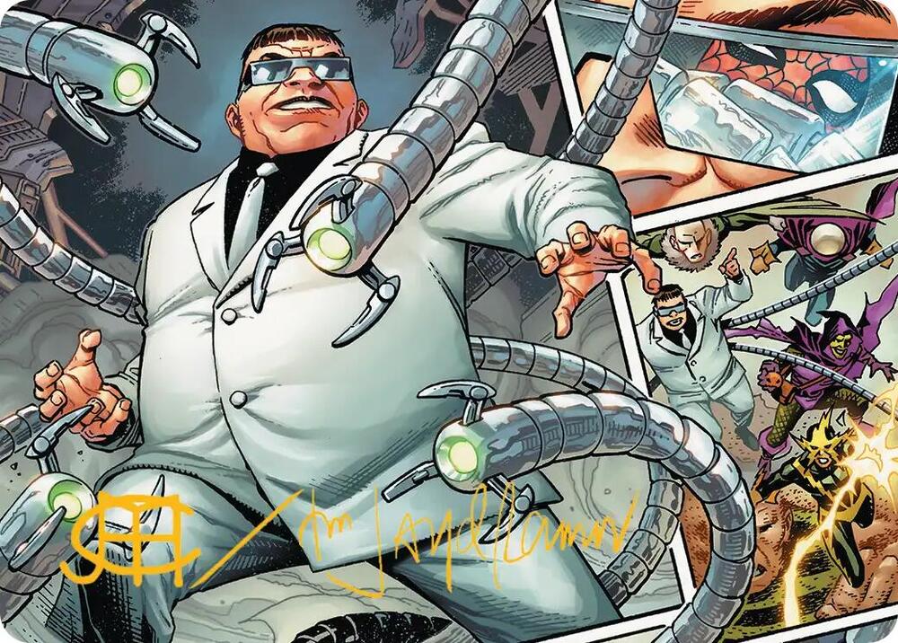 Doctor Octopus Master Planner Art Card 48 54 Gold Stamped Signature 48 (Art Series: Marvel's Spider-Man)  | Good Games Modbury