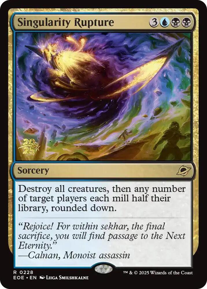 Singularity Rupture 228s/160 (Prerelease Cards)  - Foil | Good Games Modbury