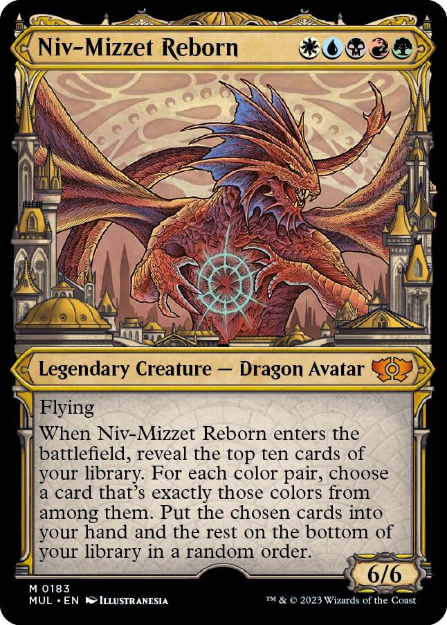 Niv Mizzet Reborn Halo Foil 183/261 (March of the Machine: Multiverse Legends)  - Foil | Good Games Modbury