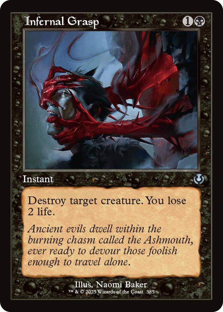 Infernal Grasp 385 (Innistrad Remastered)  - Retro Foil | Good Games Modbury