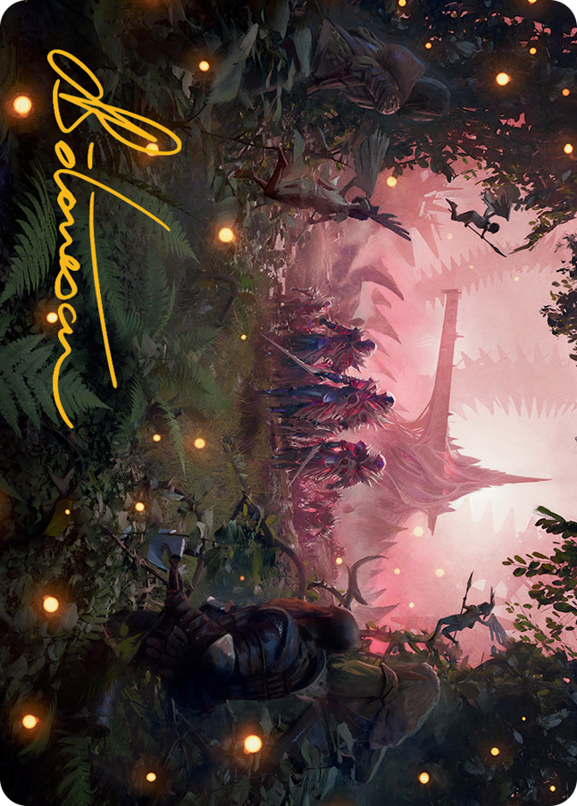 Invasion of Eldraine Art Card (Gold-Stamped Signature) [March of the Machine Art Series] | Good Games Modbury