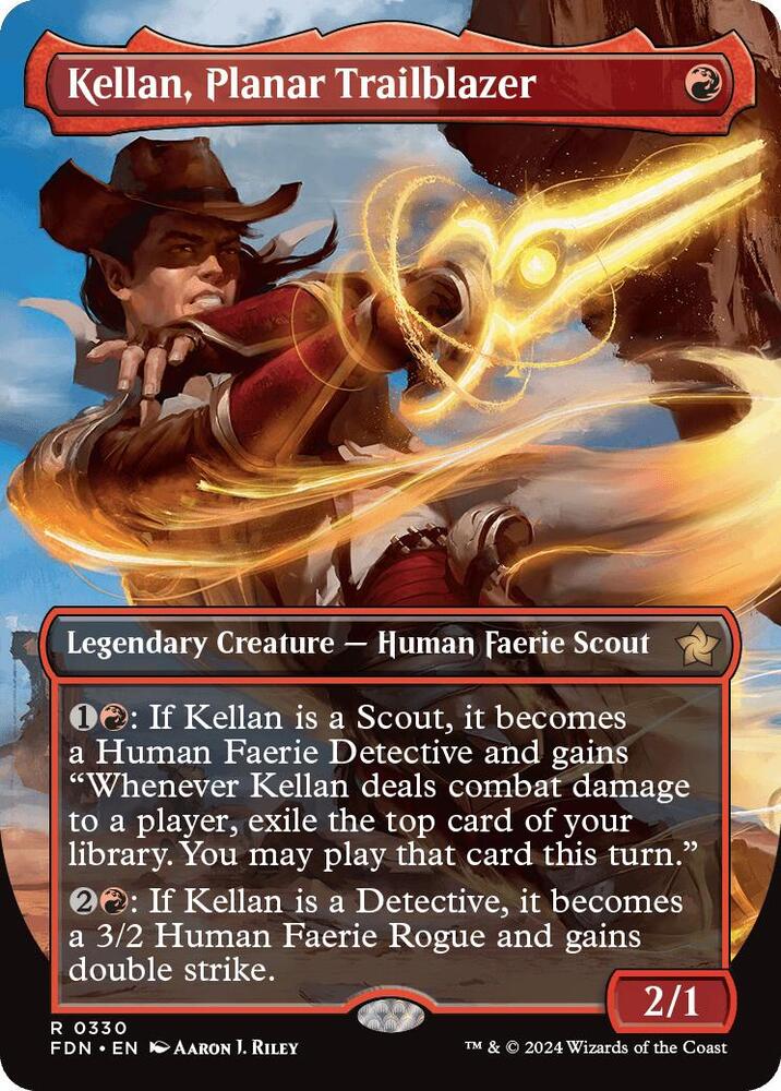 Kellan, Planar Trailblazer 330 (Foundations)  - Borderless Foil | Good Games Modbury